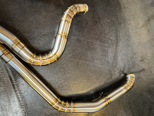 2-into-1 4.5in. Works Edition Big Bore Exhaust - Stainless Steel. Fits Touring 1995-2016