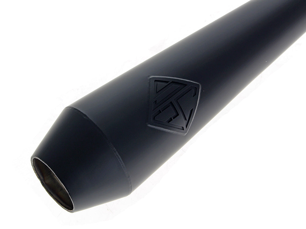 2-into-1 LaneSplitter Exhaust - Black. Fits Dyna 1999-2005