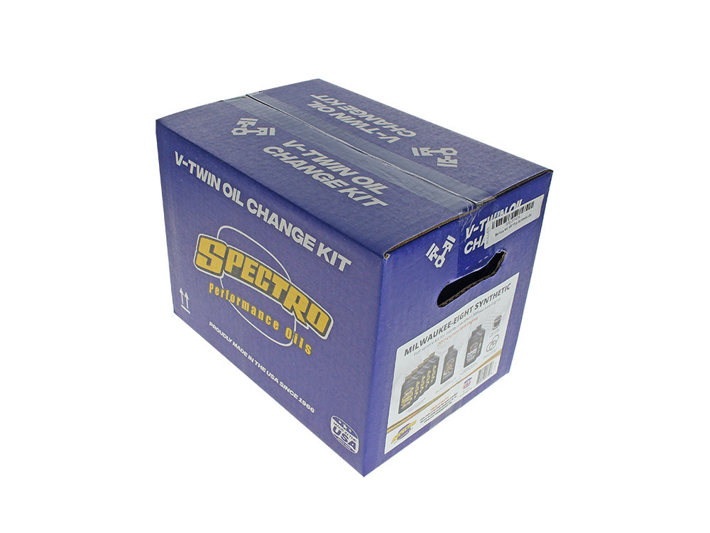 Oil Change Service Kit with Synthetic Heavy Duty Engine Oil. Fits Milwaukee-Eight 2017up