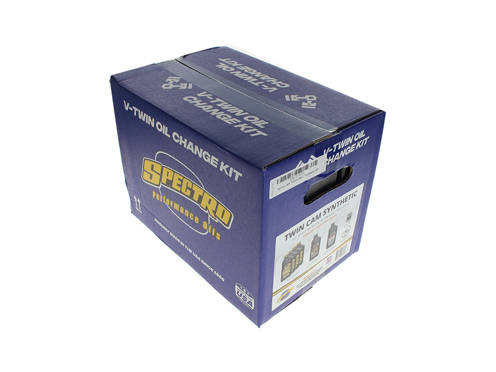 Oil Change Service Kit with Synthetic Heavy Duty Engine Oil. Fits Twin Cam 1999-2017