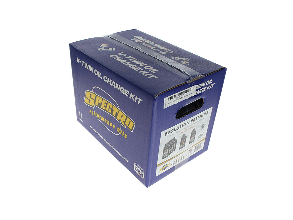 Oil Change Service Kit with Premium Heavy Duty Engine Oil. Fits Evolution Big Twin 1984-1999
