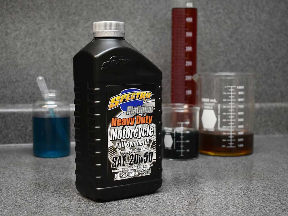 Heavy Duty Platinum Full Synthetic Engine Oil. 20w50 1 Quart Bottle (946ml). Fits Big Twin 1984up