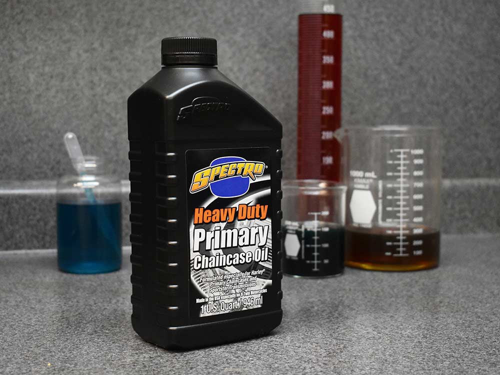 Heavy Duty Primary Chaincase Oil. 85w 1 Quart Bottle (946ml). Fits Big Twin Primary & Sportster Transmission/Chaincase.