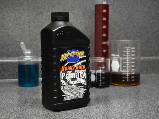 Heavy Duty Primary Chaincase Oil. 85w 1 Quart Bottle (946ml). Fits Big Twin Primary & Sportster Transmission/Chaincase.