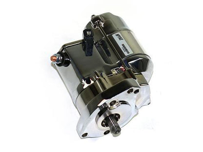 1.4kw Starter Motor - Chrome. Fits Big Twin 1989-2006.