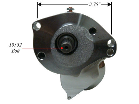 1.4kw Starter Motor - Chrome. Fits Big Twin 1989-2006.