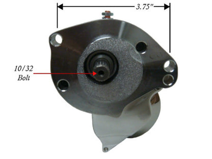 1.4kw Starter Motor - Chrome. Fits Big Twin 1989-2006.