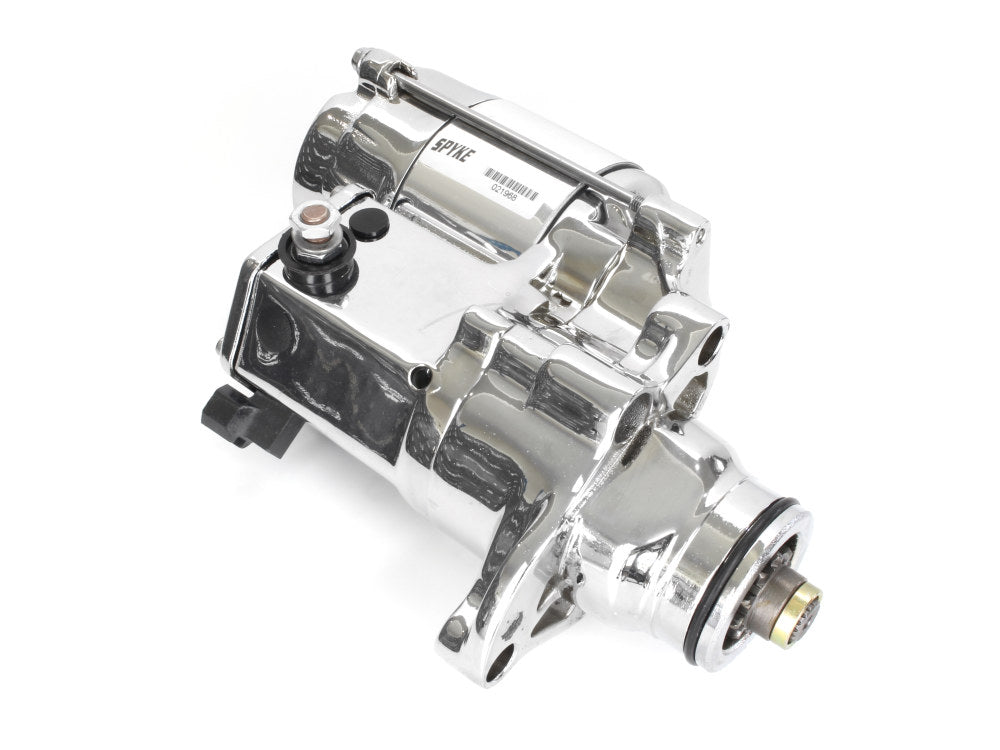 1.4kw Starter Motor - Chrome. Fits Softail 2007-2017, Dyna 2006-2017 & Touring 2007-2016.
