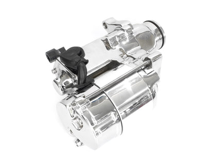 1.4kw Starter Motor - Chrome. Fits Softail 2007-2017, Dyna 2006-2017 & Touring 2007-2016.