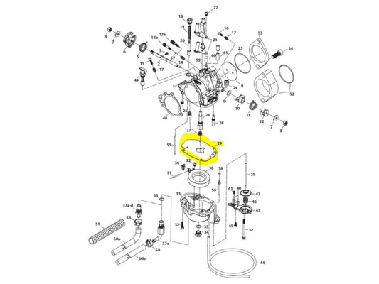 Carburettor Bowl Gasket. Fits S&S Super E or G Carburettor. Pack 10.
