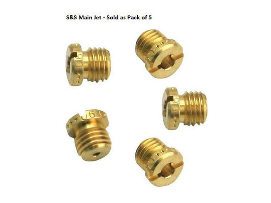 .072in. Main Jet - Pack of 5. Fits S&S Super E, G, D & B Carburettors.