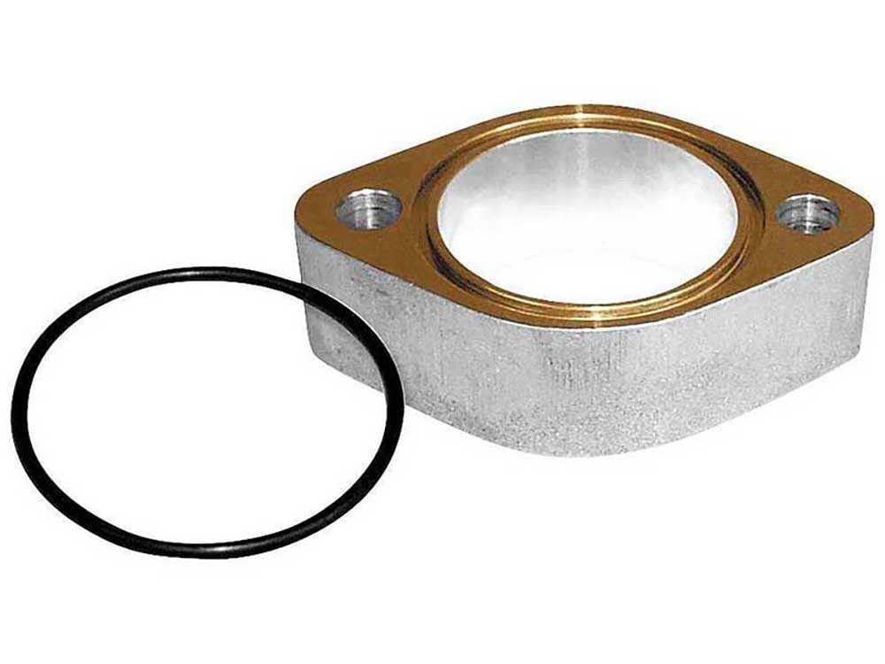 1in. Thick Carburettor Spacer with O'Ring. Fits S&S Super B & E Carburettors.