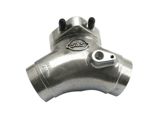 Inlet Manifold. Fits Twin Cam 88 1999-2005 with 124ci Engine, S&S Super G Carburettor & 5.013in. Length Cylinders.