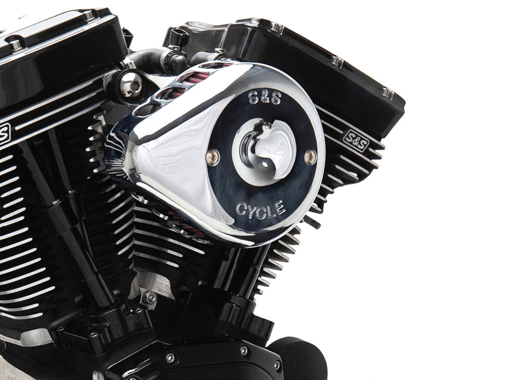 Stealth Mini Teardrop Air Cleaner Cover - Chrome.