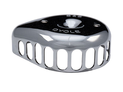Mini Teardrop Air Cleaner Kit - Chrome. Fits Sportster 2007-2021 with EFI.