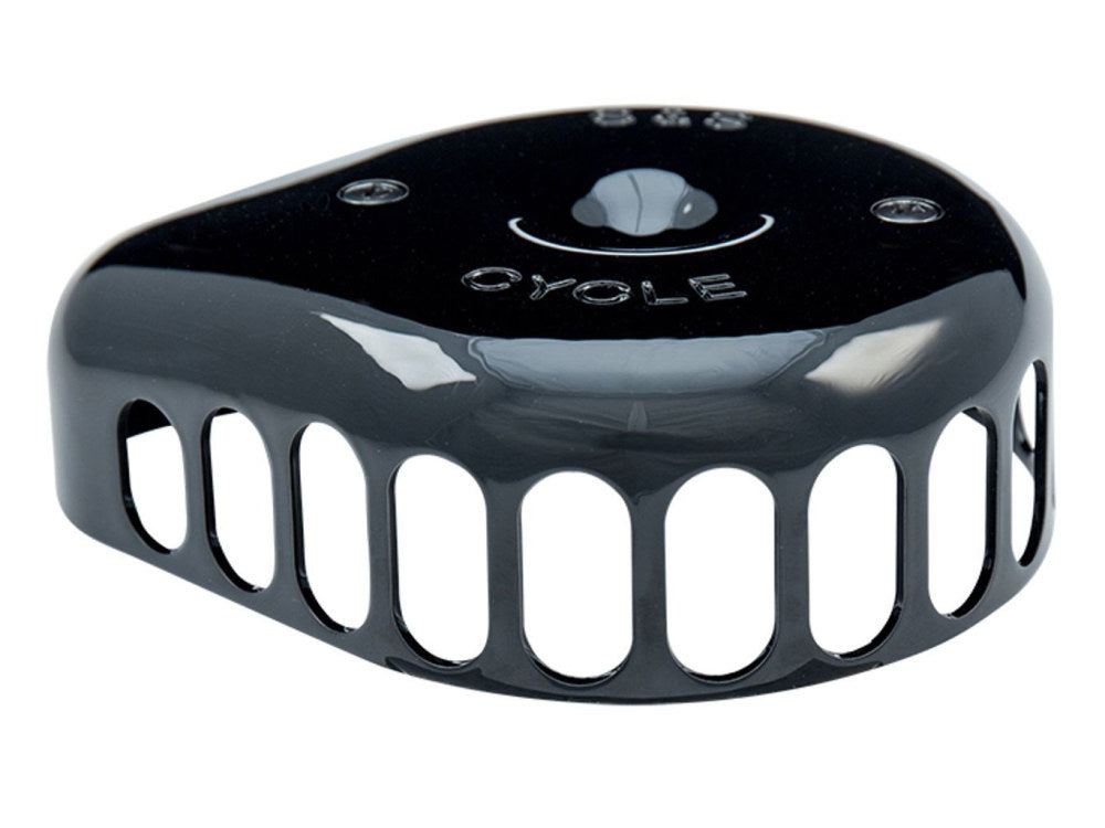 Mini Teardrop Air Cleaner Kit - Black. Fits Big Twins 1993-2017 with CV Carb or Cable Operated Delphi EFI.