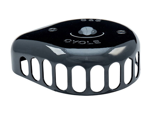 Mini Teardrop Air Cleaner Kit - Black. Fits Sportster 1991-2006 with CV Carburettor.