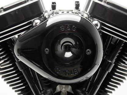 Slasher Teardrop Air Cleaner Cover - Black. Fits S&S Stealth Air Cleaners.