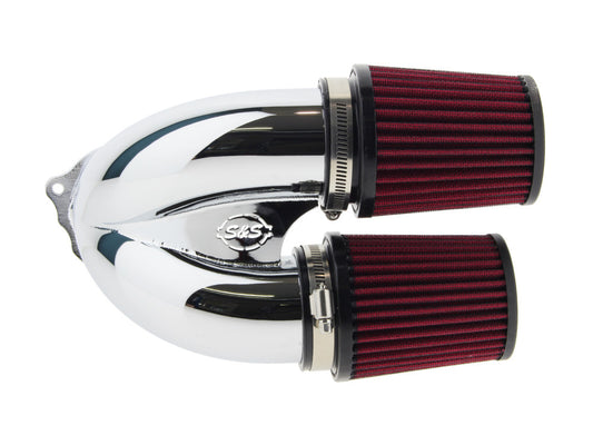 Tuned Induction Air Cleaner Kit - Chrome. Fits Touring 2008-2016, Softail 2016-2017, CVO Softail 2011-2017 & Dyna Low Rider S 2016-2017 with Throttle-by-Wire