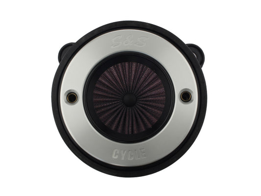 Air Stinger Stealth Air Cleaner Kit - Brushed S&S Ring. Fits Touring 2017-2024 & Softail 2018-2024