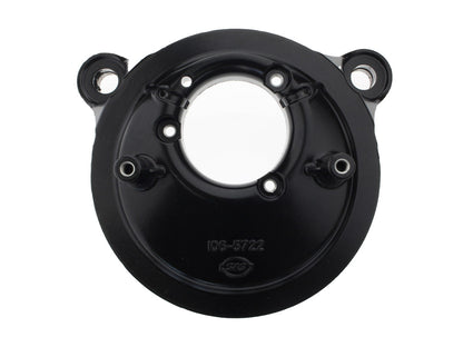Air Stinger Stealth Air Cleaner Kit - Brushed S&S Ring. Fits Big Twins 1993-2017 with CV Carb or Cable Operated Delphi EFI.