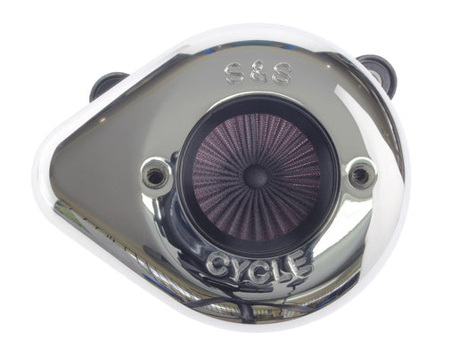 Air Stinger Stealth Air Cleaner Kit - Chrome Teardrop. Fits Sportster 2007-2021.