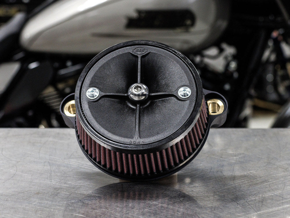 Stealth Air Cleaner Kit with High Flow Element. Fits CVO Touring 2023up, Street Glide & Road Glide 2024up, Touring 2025up & Softail 2025up