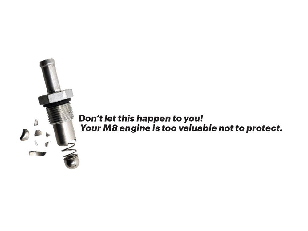 M8 Oil Control Valve. Fits Softail 2018up & Touring 2017-2023