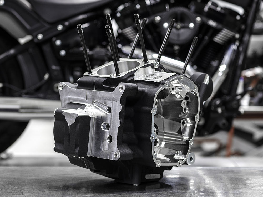 Crankcase Assembly - Black. Fits Softail 2018up