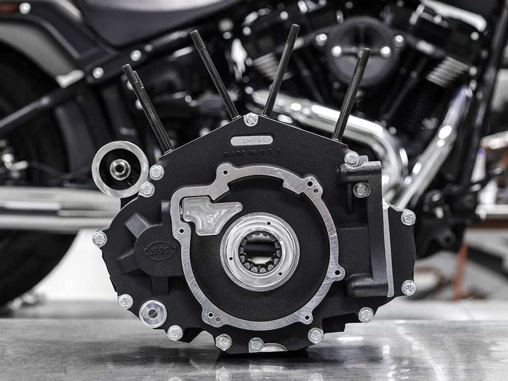 Crankcase Assembly - Black. Fits Softail 2018up