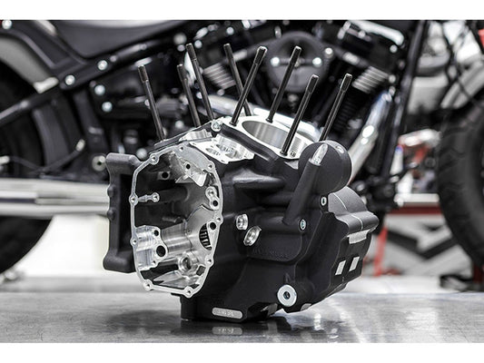 Crankcase Assembly with 4-1/2in. Bore - Black. Fits Touring 2017up