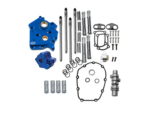Cam Chest Kit with HPT560 VVT Chain Drive Camshaft & Chrome Pushrod Covers. Fits 121ci VVT Gen 2 Milwaukee-Eight CVO Street Glide 2023up, CVO Road Glide 2023up
