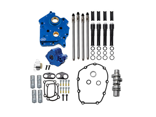 Cam Chest Kit with HPT560 VVT Chain Drive Camshaft & Black Pushrod Covers. Fits 121ci VVT Gen 2 Milwaukee-Eight CVO Street Glide 2023up, CVO Road Glide 2023up