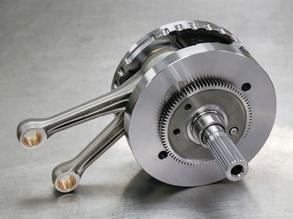131/136ci, 4-5/8in. Stroker Flywheel Assembly. Fits 107/114/117ci Milwaukee-Eight 2017up when using S&S 4.250 Big Bore Cylinders.
