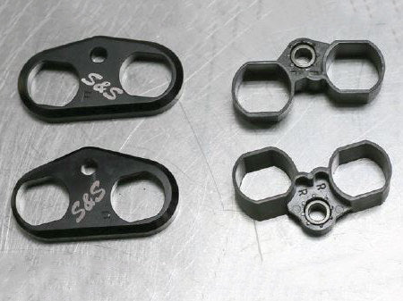 Lifter Cuffs - Black. Fits Milwaukee-Eight 2017up.
