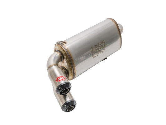 Power Tune XTO UTV Exhaust - Stainless Steel with Race Muffler. Fits Polaris RZR Pro XP 2020up.