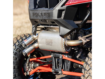 Power Tune XTO UTV Exhaust - Stainless Steel with Race Muffler. Fits Polaris RZR Pro XP 2020up.