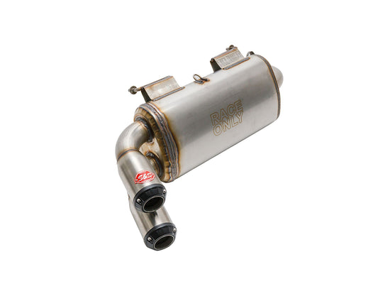 Power Tune XTO UTV Exhaust - Stainless Steel with Race Muffler. Fits Polaris RZR XP 1000 2015up.