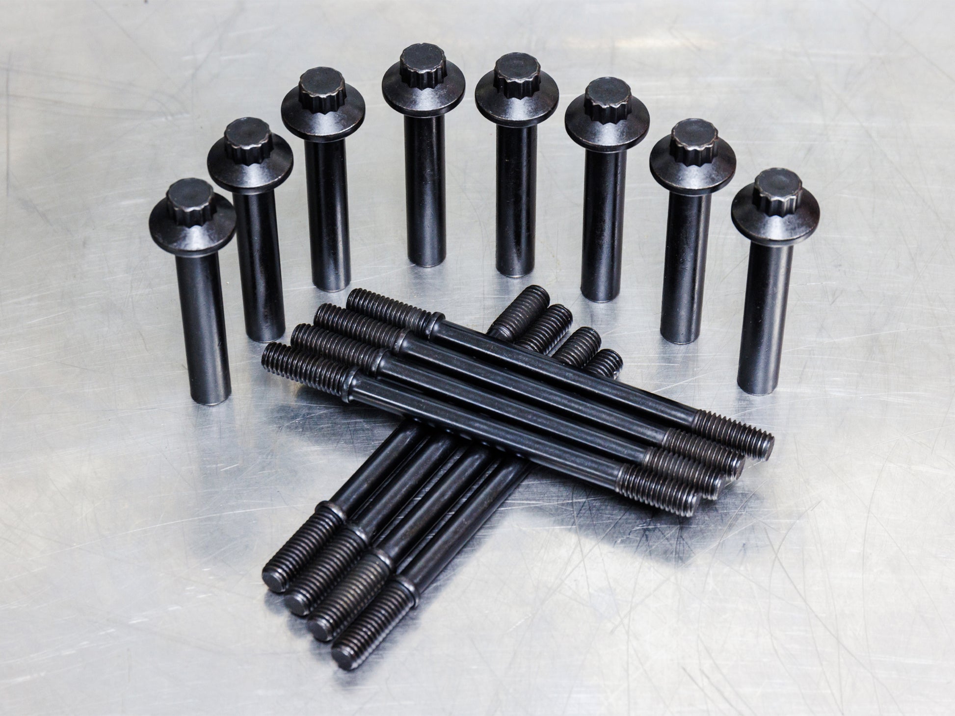 Hi-Performance Cylinder Stud & Head Bolt Kit. Fits Milwaukee-Eight 2017up.
