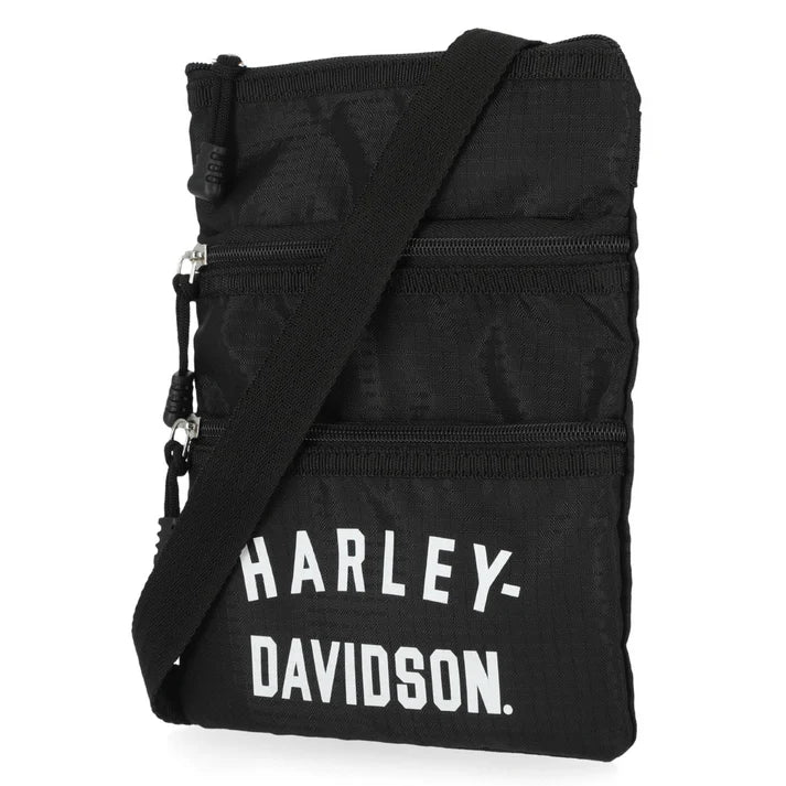 Harley-Davidson® Deluxe Nylon Crossbody Bag w/ Adjustable Strap