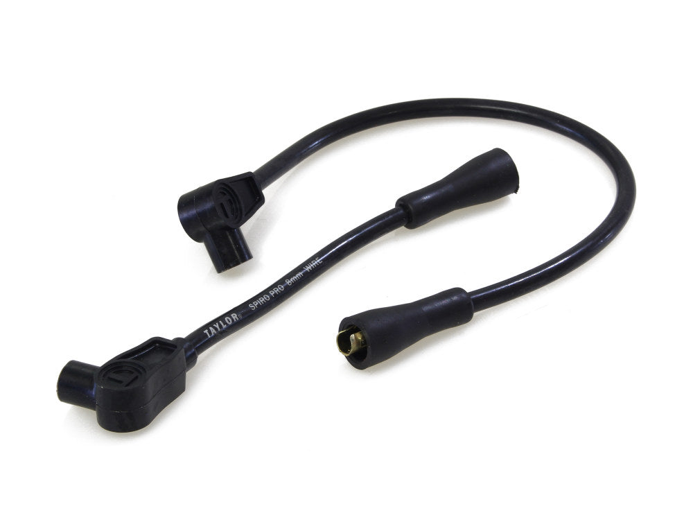 8mm Spark Plug Wire Set - Black. Fits Softail 1984-1999, Dyna 1991-1998, FL 1965-1979, FX 1965-1985 and Sportster 1965-1985.
