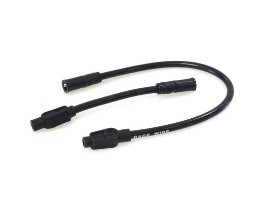 10.4mm Spark Plug Wire Set - Black. Fits Touring 1999-2008 with Carb and Sportster 2007-2021.