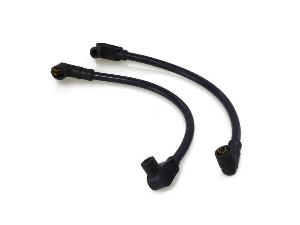 10.4mm Spark Plug Wire Set - Black. Fits FXR 1982-1994