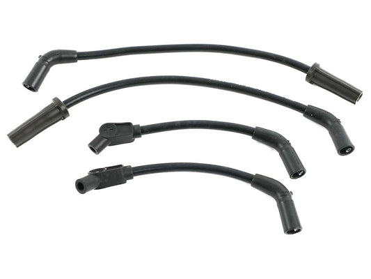 10.4mm Spark Plug Wire Set - Black. Fits Softail 2018up.