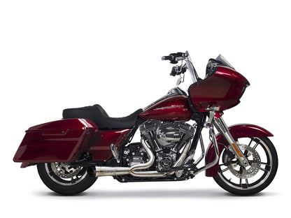 Shorty Turnout 2-into-1 Exhaust - Stainless Steel. Fits Touring 2009-2016.