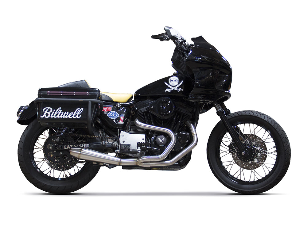 Megaphone Gen II 2-into-1 Exhaust - Stainless Steel. Fits Sportster 1986-2003.
