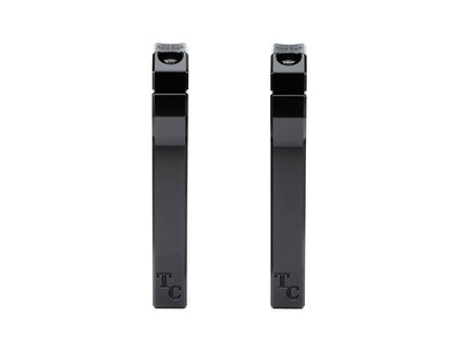 8in. Straight Two Piece Riser Kit - Black. Fits 1-1/8in. Handlebar.