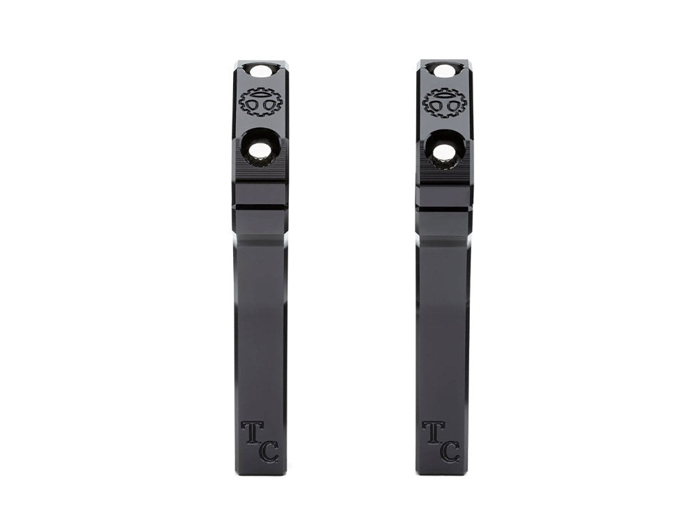 6in. Pullback Two Piece Riser Kit - Black. Fits 1-1/8in. Handlebar.