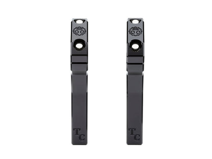 6in. Pullback Two Piece Riser Kit - Black. Fits 1-1/8in. Handlebar.