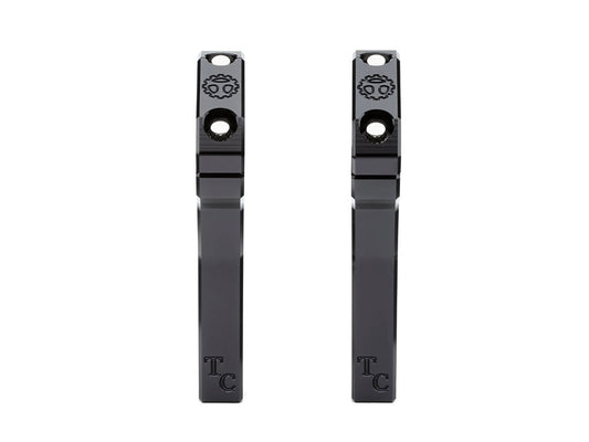 6in. Pullback Two Piece Riser Kit - Black. Fits 1-1/8in. Handlebar.